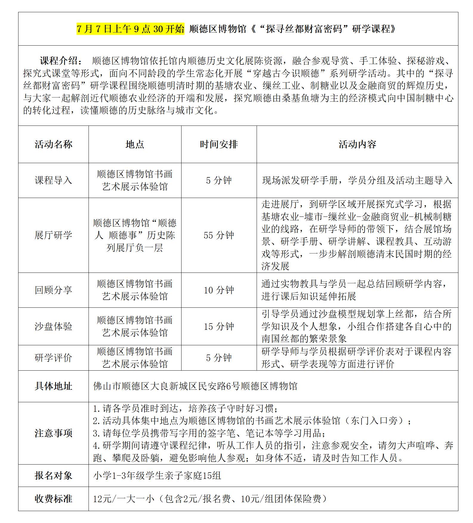 顺德区博物馆《“探寻丝都财富密码”研学课程》具体安排表(顺德区博物馆)_01.jpg